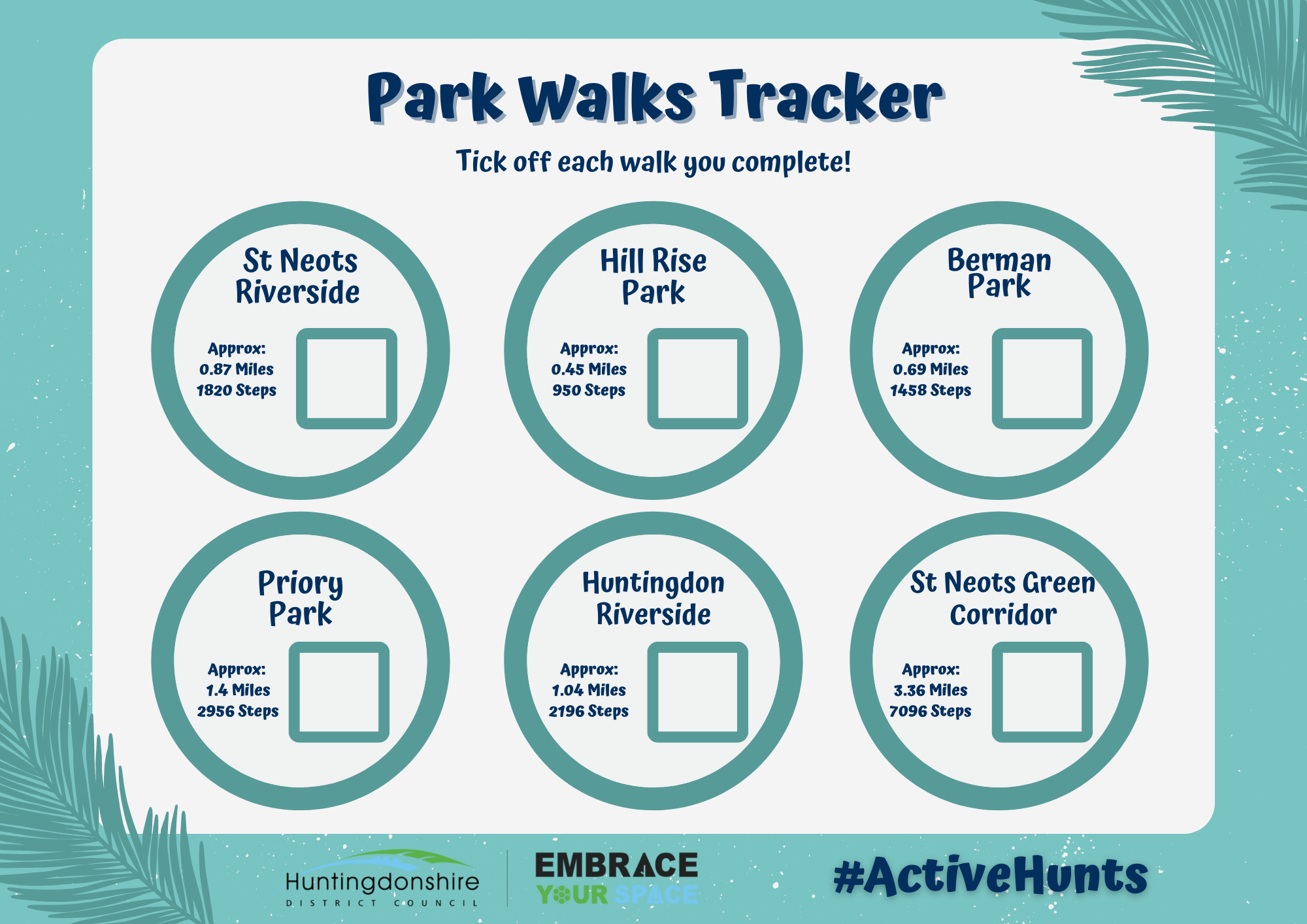 Park Walks Tracker