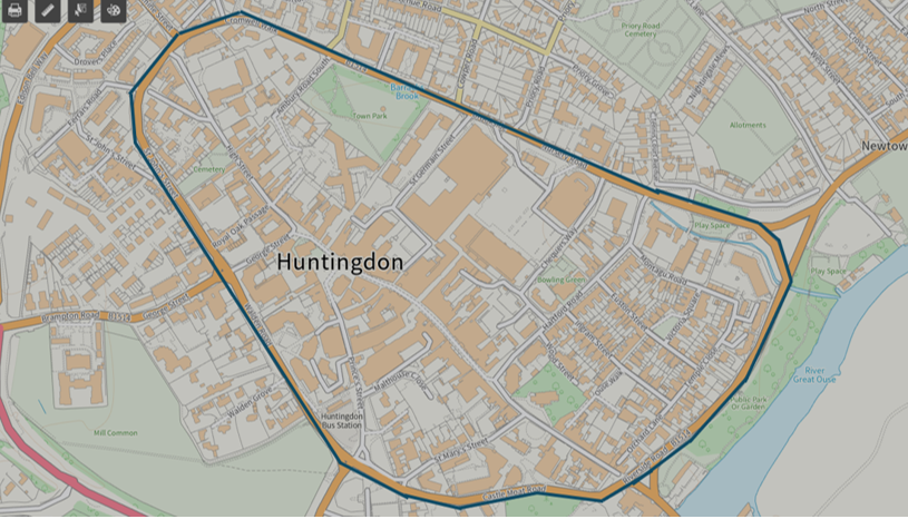 Huntingdon boundary