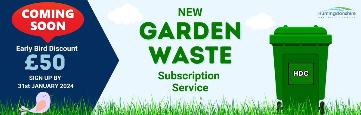 Coming soon: Early Bird Discount for Garden Waste Subscription Service